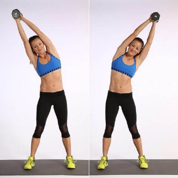 Przechyla się na bok