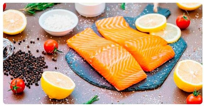 Posiłek rybny w diecie 6 płatków może zawierać łososia gotowanego na parze